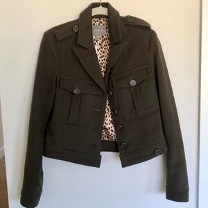 Wool Cropped Jacket